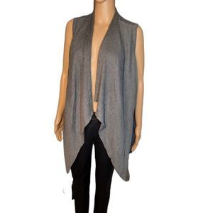 Arpeggio Sweater Vest Gray Womens Size Medium